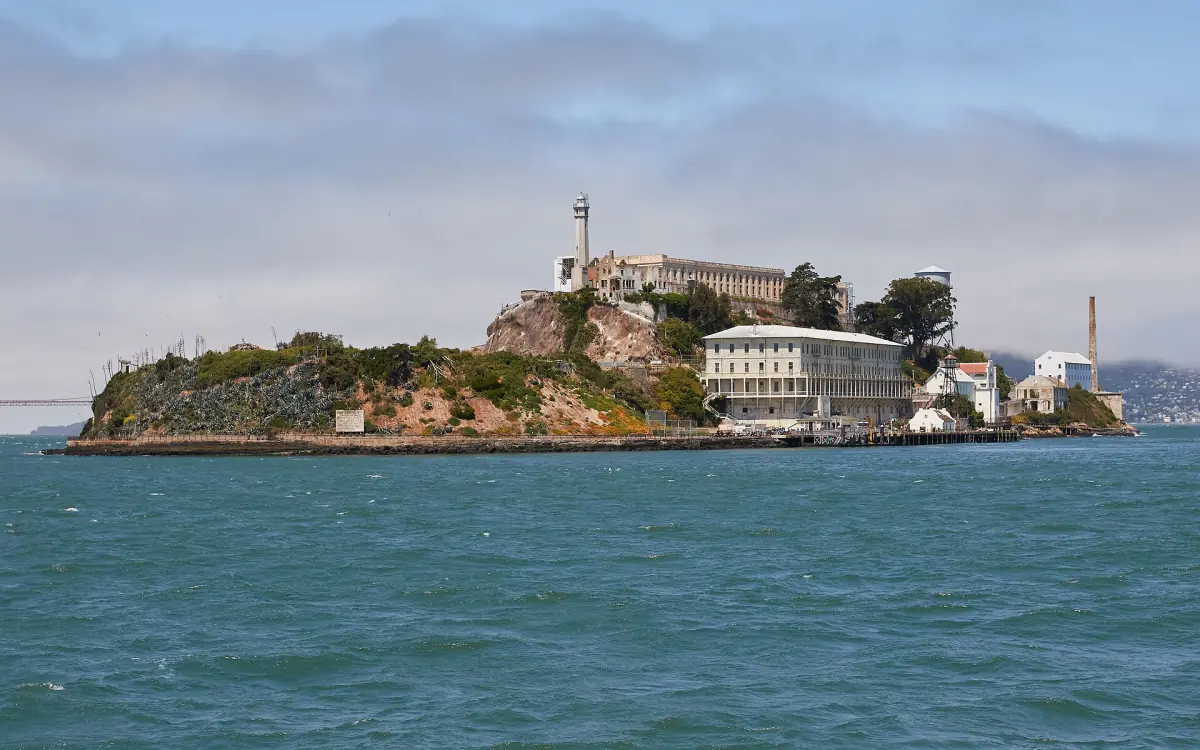 Alcatraz Island seen from the east