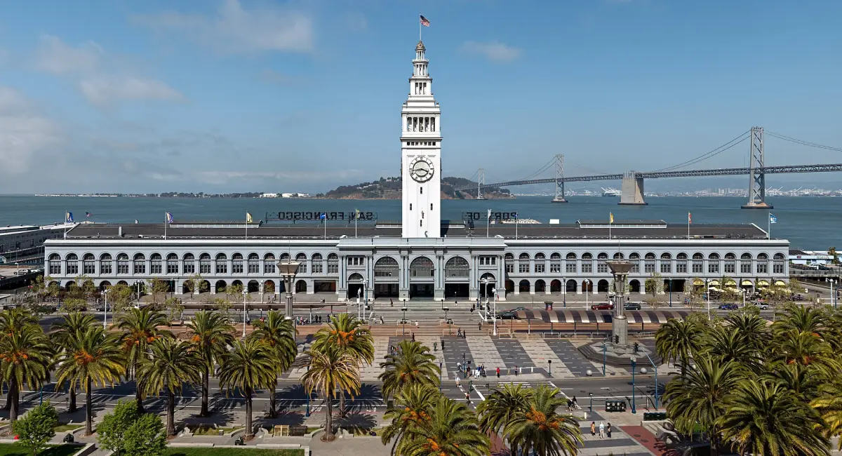 The Ferry Building on the San Francisco waterfront